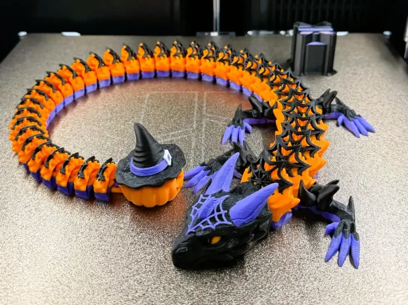 Articulated Halloween dragon — creator listing reference